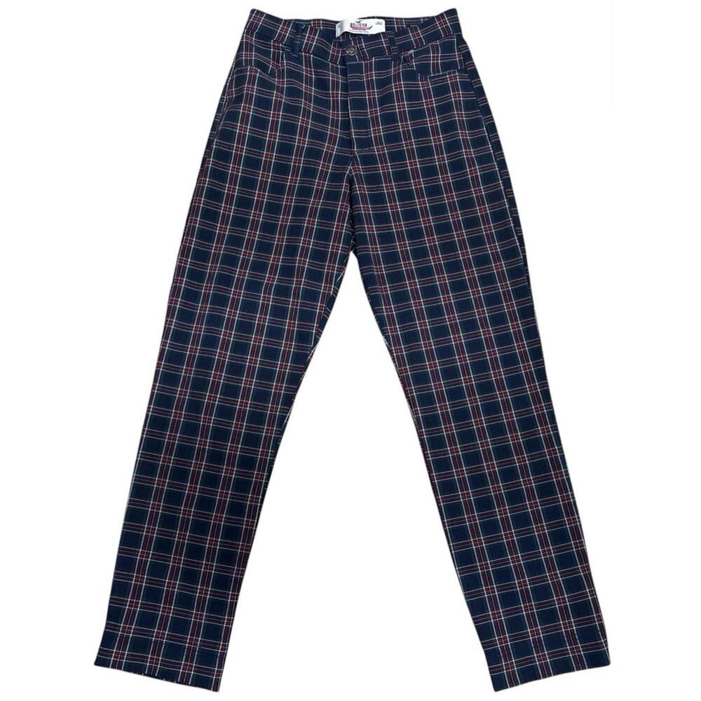 Hollister Women’s Ultra High‑Rise Plaid Pants — Size Small